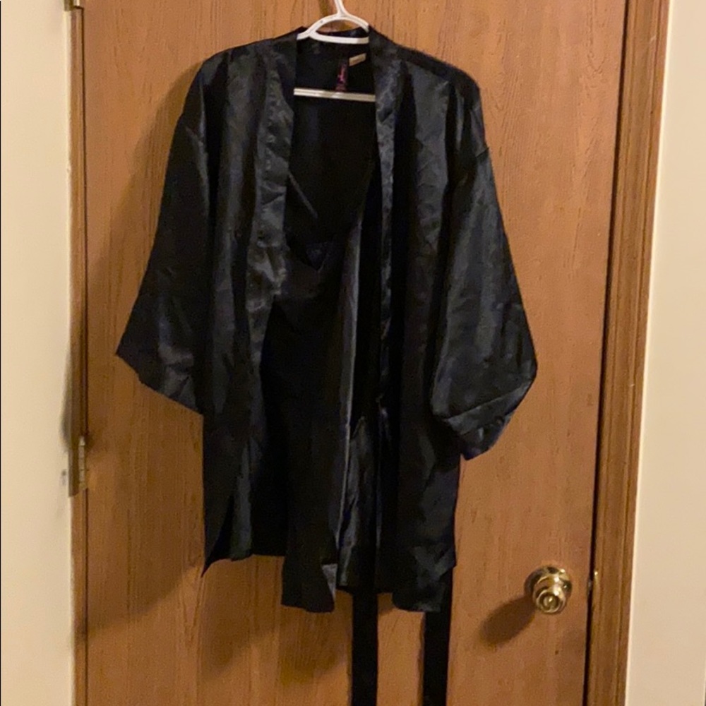 Black robe and gown
